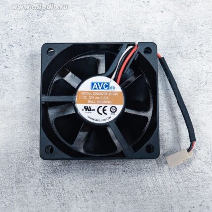 8040443352 Вентилятор DS06020B12H-007 12V DC 0.23А 60X20 3pin () Hirschmann