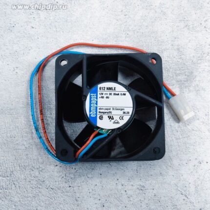 8050675564 Вентилятор Ebmpapst 612 NMLE 12V DC 35mA 0.4W 60X25 2pin Hirschmann