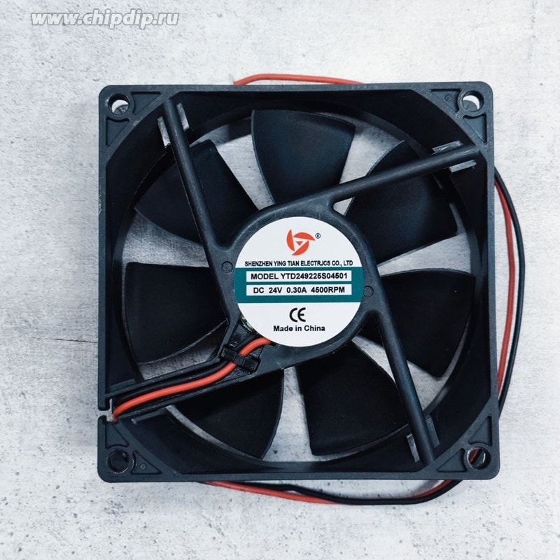 doc066709775 8044109790 Вентилятор YINGTIAN YTD249225S04501 24V 0.30A 92x25 2pin () Hirschmann — изображение 1