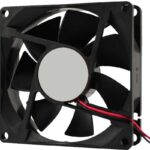 8007900882 OD8025-24HBIP69K.,DC AXIAL FAN, BALL, 40CFM, 0.12A, 24V Hirschmann