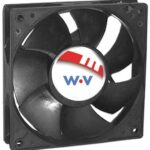 8003774128 DC1202512V2B-2T0,AXIAL FAN, 120MM, 12VDC, 121.1CFM, 52DBA Hirschmann