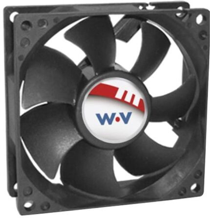 8003919397 DC0802512U2B-2T0,AXIAL FAN, 80MM, 12VDC, 83.6CFM, 50DBA Hirschmann