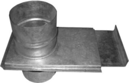 8047686118 Шибер задвижка 250 мм, для круглых воздуховодов, оцинкованная сталь SHZD250 Hirschmann