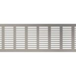8048806159 Вентиляционная решетка 100x500mm, 1 шт., матовый метал, 21-0002-722 Hirschmann