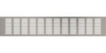 8048806159 Вентиляционная решетка 100x500mm, 1 шт., матовый метал, 21-0002-722 Hirschmann