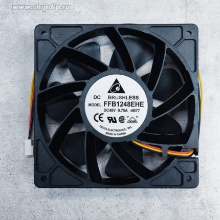 8050730749 Вентилятор Delta Electronics FFB1248EHE 48V DC 0.75A 120X38 3pin Hirschmann
