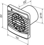 8037997182 Вентилятор 125 астра, 18 вт, 35 дб, 189 м3/ч 10220771 Hirschmann — изображение 6