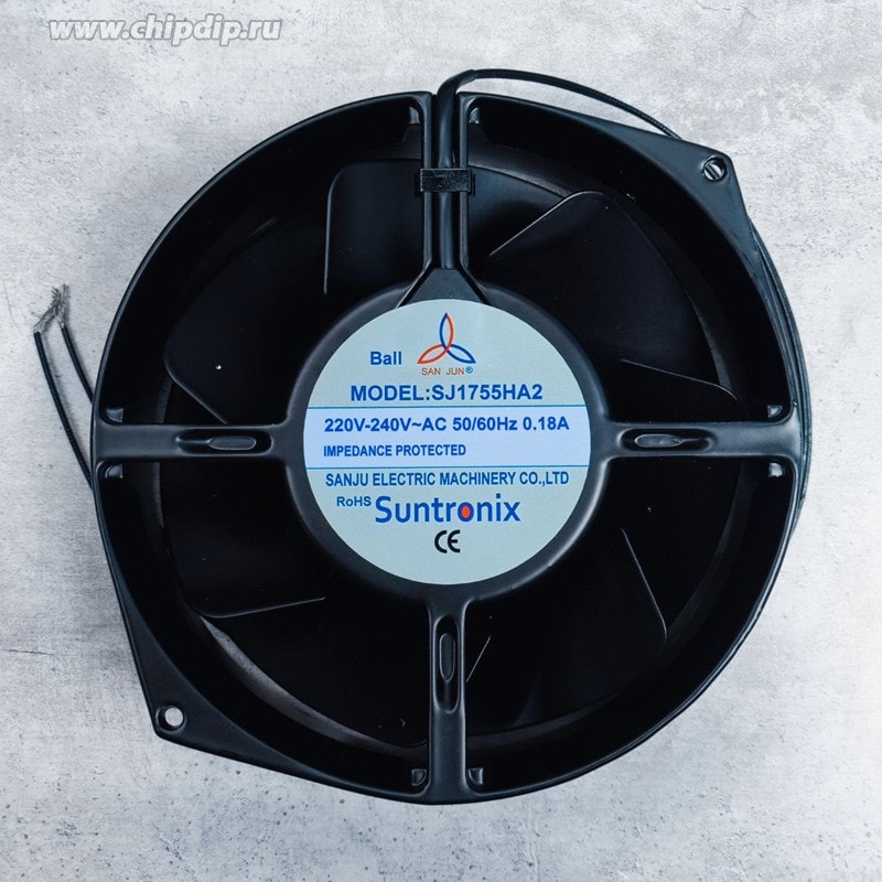 doc066955960 8050752750 Вентилятор Suntronix SJ1755HA2 220/240V 50/60Hz 0.14/0.18A 172X150X55 Hirschmann — изображение 1