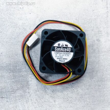 8013282539 Вентилятор Sanyo Denki San Ace 40 109P0412G3D01 12V DC 0.31A 40x28 3pin Hirschmann