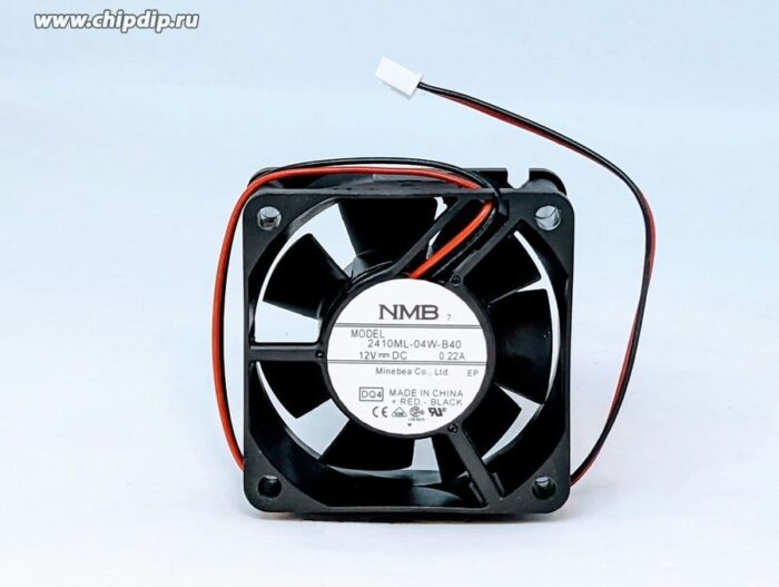 8050752762 Вентилятор NMB-MAT 2410ML-04W-B40 12V DC 0.22A 60X25 2pin Hirschmann — изображение 2