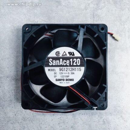 8051043575 Вентилятор Sanyo Denki San Ace 120 9G1212H115 12V DC 0.38A 120X38 2pin Hirschmann