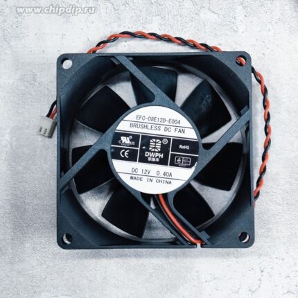 8044109702 Вентилятор DWPH EFC-08E12D-E004 12V 0.4А 80x25 2pin () Hirschmann