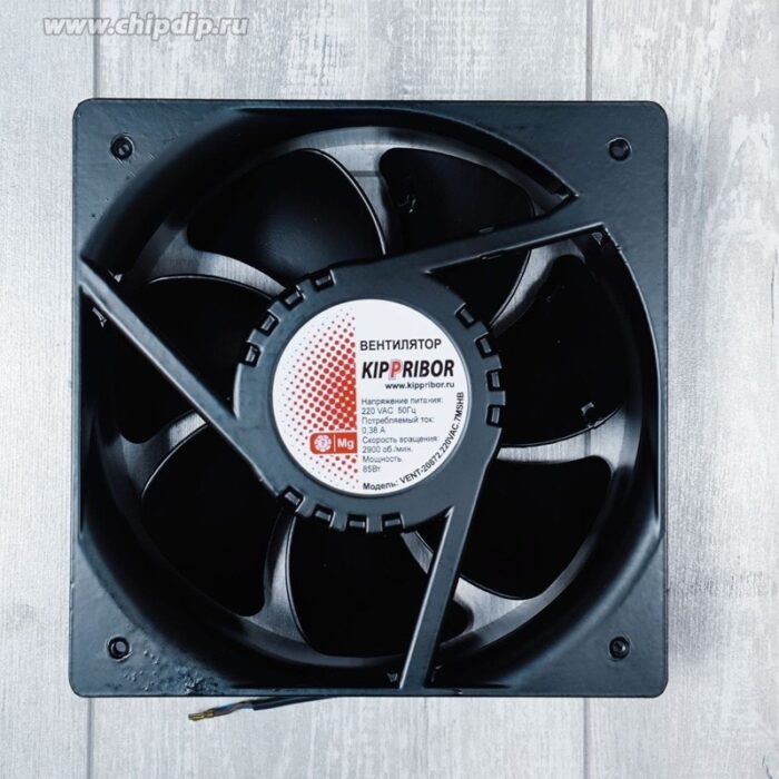 8048665116 Вентилятор KIPPRIBOR VENT-20872.220VAC.7MSHB 220VAC 50Hz 0.38A 208x72 Hirschmann — изображение 2