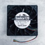 8049986943 Вентилятор Sanyo Denki San Ace 120 9GV1212P1J01 12V DC 3.0A 120X38 4pin Hirschmann