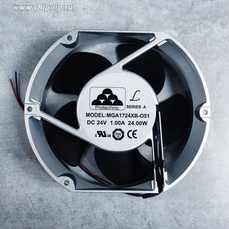 doc067227248 8050932057 Вентилятор Protechnic MGA1724XB-O51 24V DC 1.00A 24.00W 172X150X51 2pin Hirschmann — изображение 1
