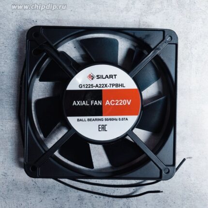 8051396439 Вентилятор AXIAL FAN G1225-A22X-7PBHL 220V 50/60Hz 0.07A 120X25 2pin Hirschmann