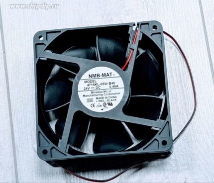 8007681966 Вентилятор NMB 4715KL-05W-B40 24V DC 0.46A 120X38 2pin Hirschmann