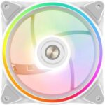 8024215254 Вентилятор ALSEYE Halo Pro W 120мм, 4-pin, 2100об/мин, 26 дБ, ARGB, белый, Ret Hirschmann — изображение 5