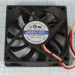 8053403645 Вентилятор 70x70x15, напряжение 12В, ток 0.33А, выводы 3L+HU3, подшипник качения, KF0715B1HM-R Hirschmann