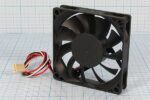 8053403645 Вентилятор 70x70x15, напряжение 12В, ток 0.33А, выводы 3L+HU3, подшипник качения, KF0715B1HM-R Hirschmann — изображение 2