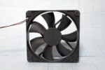 8053403644 Вентилятор 120x120x25, напряжение 12В, ток 0.35 А, выводы 2L, подшипник скольжения, KF1225S1HR-R, JAMICON Hirschmann — изображение 3