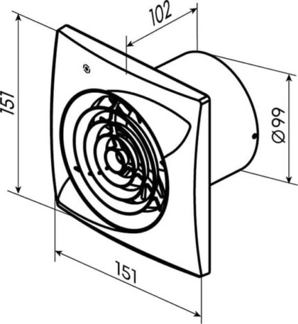 8037997292 Вентилятор opal 125 s 10223251 Hirschmann