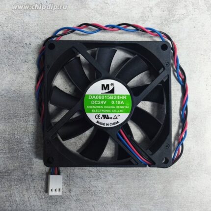 8055339352 Вентилятор M / Huaxia DA08015B24HR 24V DC 0.18A 80X15 3pin () Hirschmann
