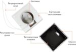 8037997423 Приточный клапан Kiv Quadro-125 400 мм (арт.) с теплошумоизоляцией и круглой наружной металлической решеткой 135499 Hirschmann — изображение 4