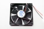 8009976912 Вентилятор 92x92x25, напряжение 12В, ток 0.20А, выводы 2L, подшипник скольжения, RQD9225HS Hirschmann