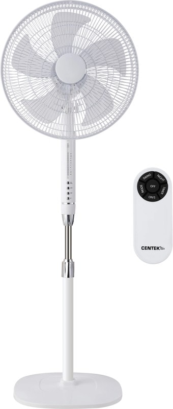 8043254936 Вентилятор напольный Centek CT-5023 65Вт скоростей:4 ПДУ белый Hirschmann