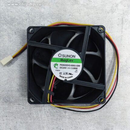 8015364643 Вентилятор SUNON PE80252V2-000U-G99 24V DC 3.99A (0.17A) 80X25 3pin Hirschmann