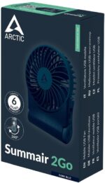 8049509947 Вентилятор бытовой Cooling Arctic Summair 2Go (Dark Blue) - USB Fan (AEBRZ00028A) Вентилятор с питанием от USB Hirschmann — изображение 8