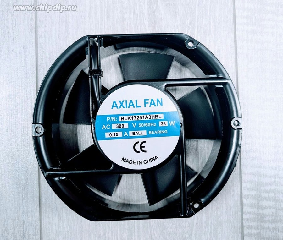 doc069094286 8055726416 Вентилятор Axial Fan HLK17251A3HBL 380V 50/60Hz 38W 0.15A 172X150X51 2pin () Hirschmann — изображение 1