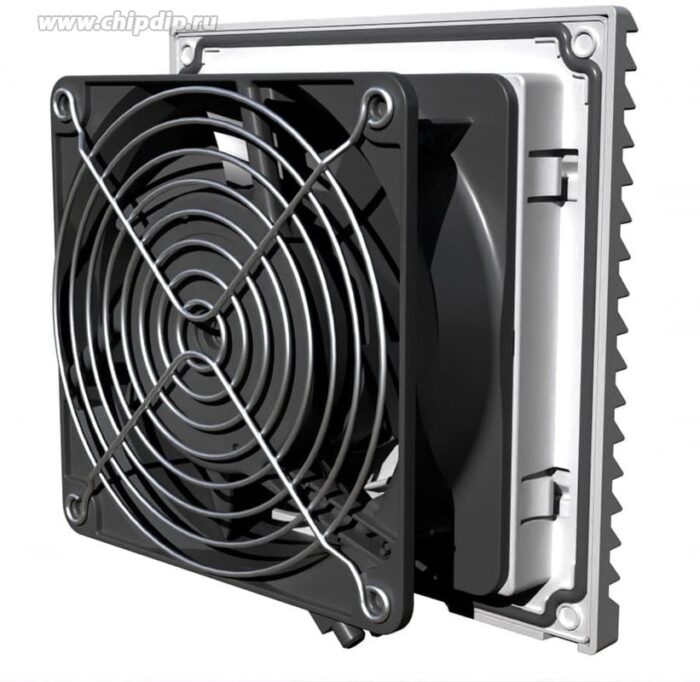 8045787744 ВРА-124-24 - вентилятор с фильтром IP54, 124х124 мм, 55 м³/ч, 24 В Hirschmann — изображение 2