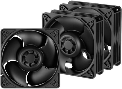 8056080697 Вентилятор для корпуса ARCTIC S12038-4K ACFAN00303A 120mm, 600-4000rpm, 106CFM, 4-pin PWM (3-pack) Hirschmann