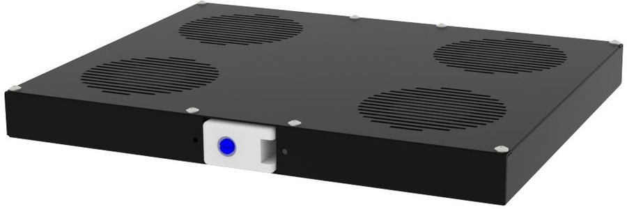 doc069276279 8056081589 Вентиляторный модуль Filum FL-MVP4-BK потолочный, на 4 вентилятора, с термостатом, черный Hirschmann — изображение 1