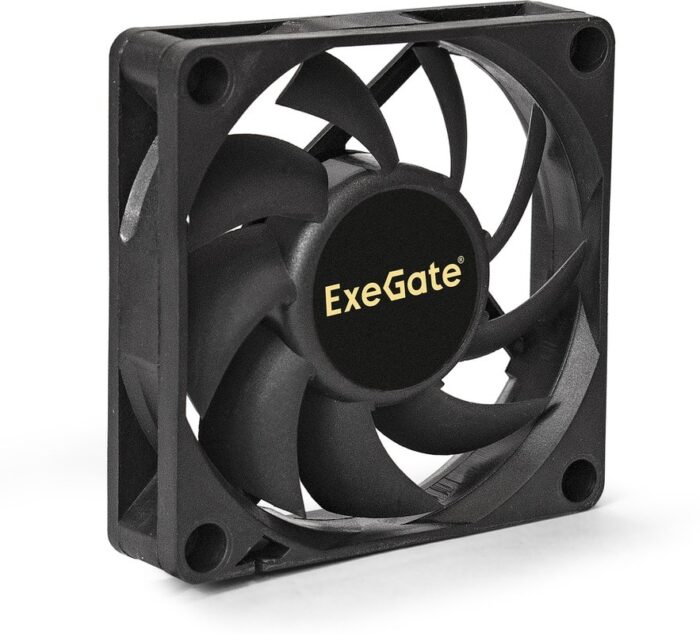 8009509995 EX283372RUS, Вентилятор 12В DC ExeGate EX07015H3PM (70x70x15 мм, Hydraulic bearing (гидродинамический), 3pin+Molex, 2500RPM, 23dBA) Hirschmann — изображение 8