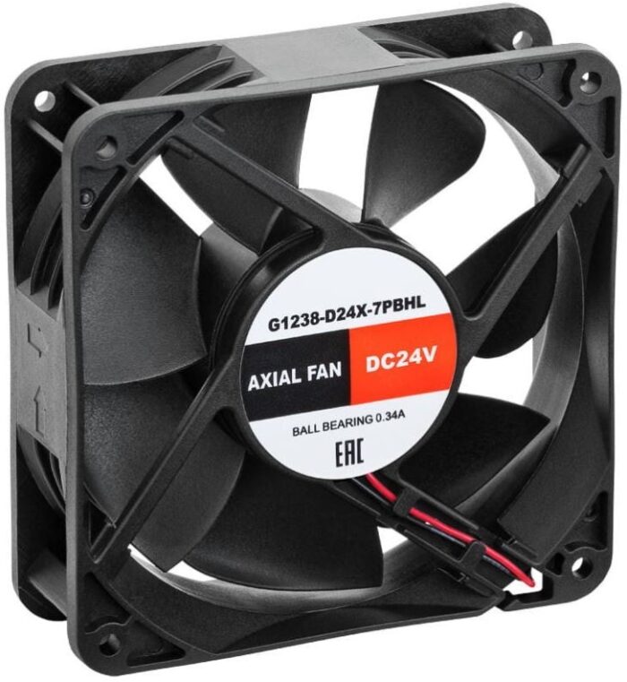 8011139520 G1238-D24X-7PBHL, Вентилятор осевой SILART, 120 х 120 х 38, 24 VDC, подшипник качения, Hirschmann — изображение 2