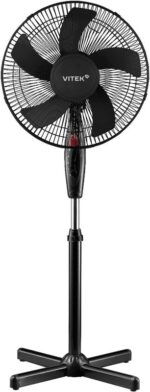 8056240925 Вентилятор напольный Vitek VSF-1651 BK 40Вт скоростей:3 черный (упак.:1шт) () Hirschmann