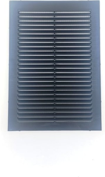 8035464569 Решетка вентиляционная вытяжная 190*290, материал- пластик. Серия В, черный 1929В-черный Hirschmann