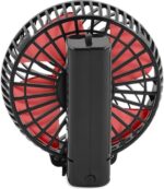 8046497222 MT-FN2546 емкость аккумулятора 1800мА/ч черный/красный вентилятор портативный 39935 Hirschmann — изображение 9