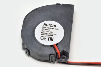 8057069936 Вентилятор-улитка 50x50x10, напряжение 12В, ток 0.10А, 2L, подшипник скольжения, RQU5010MS Hirschmann