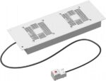 8039487852 DKC Потолочный модуль 2 вентилятора с термостатом для IT CQE/STI шириной 600мм, RAL7035 Hirschmann