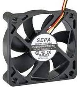 8026556427 DC axial fan, 24 V, 60 x 60 x 15 mm, 28 m³/h, 28 dB, ball bearing, SEPA PLB60B24FSE31A Hirschmann