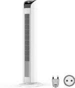 8052982660 Tower Fan 12.14m³/min 3 speed 230 V with plug: Type C - European Plug Hirschmann