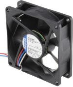 8037729639 8412N/2GME-258, Вентилятор осевой, 80х80х25мм,12В, DC, 1.4Вт, скольжения, 2600об/мин, разъем на проводе (3 конта Hirschmann