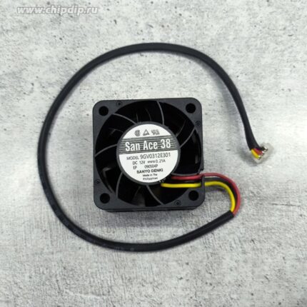 8049705517 Вентилятор Sanyo Denki San Ace 38 9GV0312E301 12V DC 0.21A 38X28 3pin Hirschmann