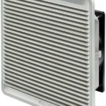8056512529 7F.31.8.230.4250, 7F Series Filter Fan, 230 V ac, AC Operation, 195/228m³/h Filtered, 250m³/h Unimpeded, IP65, 255 x 255mm Hirschmann
