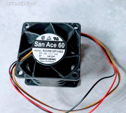 8049705630 Вентилятор Sanyo Denki San Ace 60 9GV0612P1H03 12V DC 2.0A 60X38 4pin Hirschmann