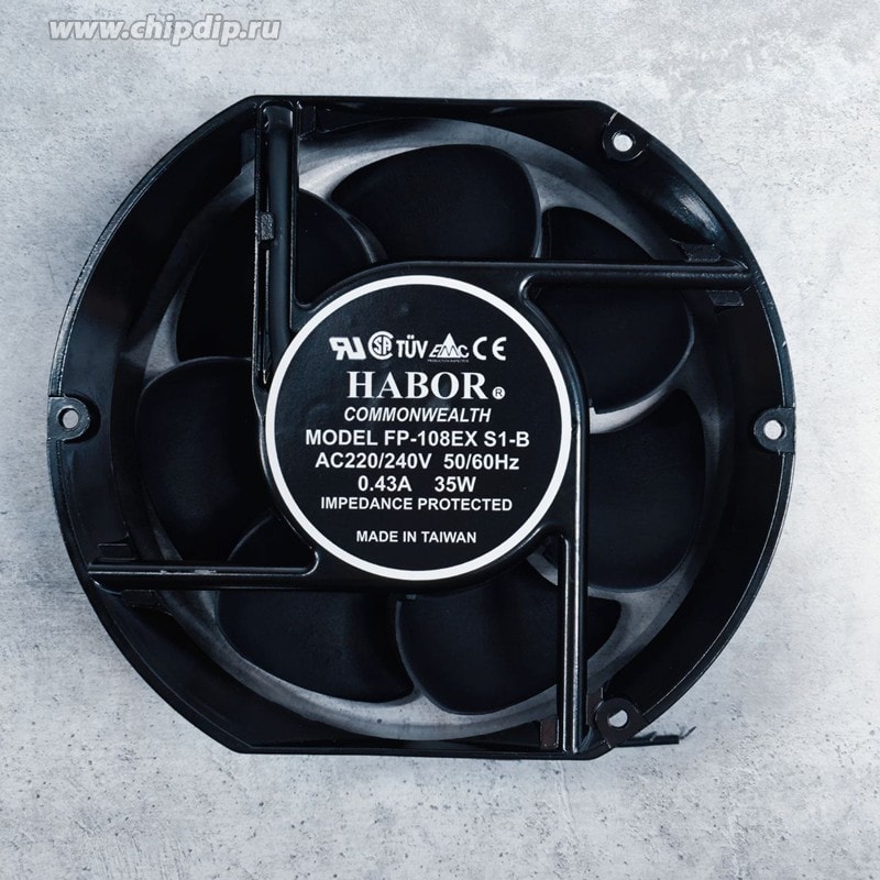 doc071364881 8044109735 Вентилятор HABOR FP-108EX S1B 220-240V 0.29A 35W 172x150x50 () Hirschmann — изображение 1